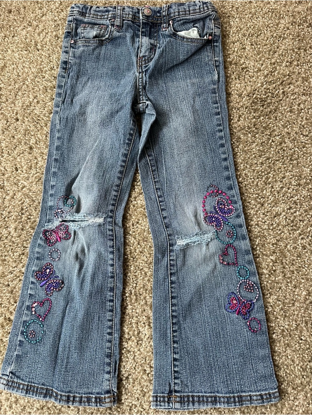 Y2k Girls Blue Denim Jeans from Arizona Jean co.
